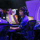 Boston Uprising tank player Young-jin “Gamsu” Noh offers up a high five.